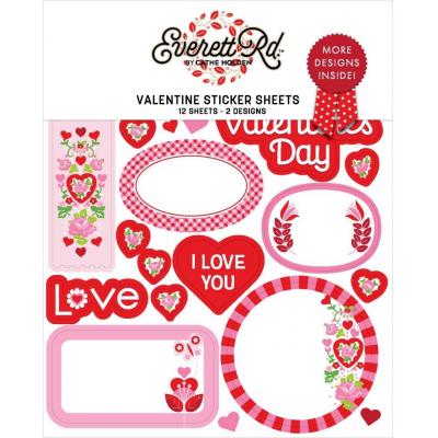 Everett Rd.by Cathe Holden Valentine - Sticker Sheets